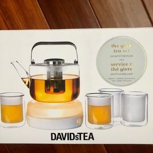 Davids Tea Set double walled glass tea set